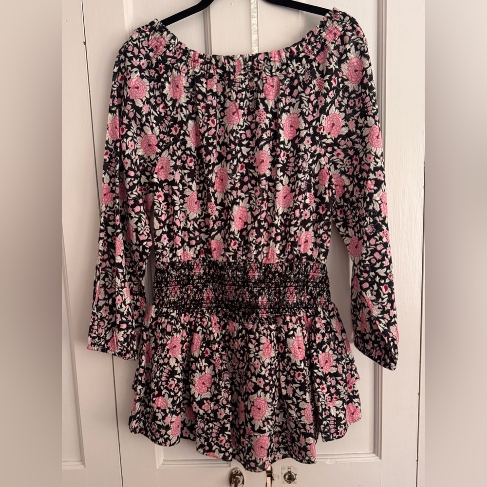 LOVESHACKFANCY Netra Dress in Raspberry Spice Lat… - image 8